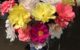 Mixed crêpe paper flowers
